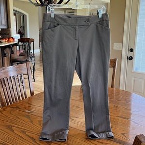 The Limited Pants Cropped Ankle Womens 4 Chino Brown